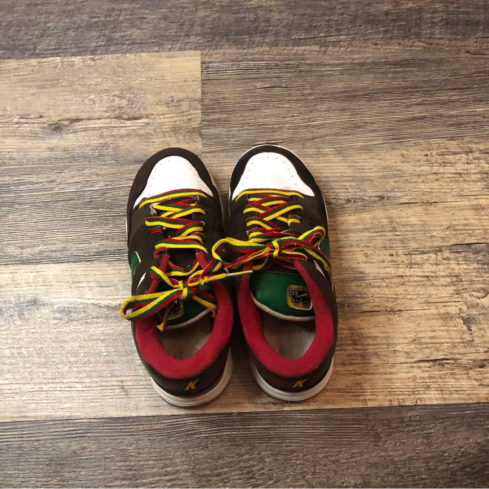 Nike Dunk Air Morgan 6.0 SB LOW kids Shoes Brown, red and green - Size 3 - Picture 13 of 13